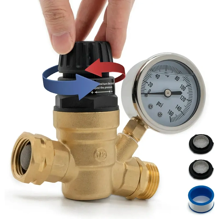 Limitatore di pressione acqua 3/4 pollice Limitatore pressione con filetto 3/4 pollice per tubo o tubazione acqua