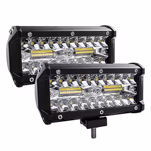 Set 2 Fari LED BAR Auto 240W – 24000LM, 12V/24V per Trattore, Camion, ATV, Offroad