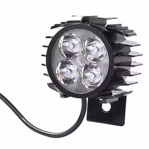 Faro LED con Clacson Integrato per Monopattino e Bicicletta Elettrica – 12V-72V Potente e Durevole
