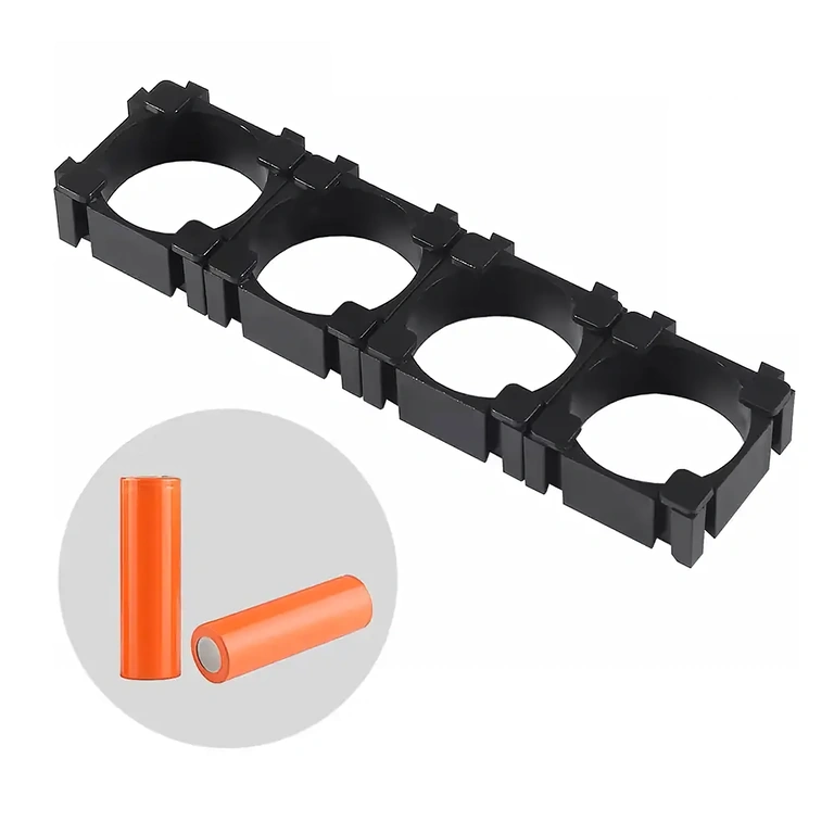 Quattro supporti modulari per celle Li-ion 18650, set aggiuntivo Quattro supporti modulari per celle Li-ion 18650, pronti all’uso
