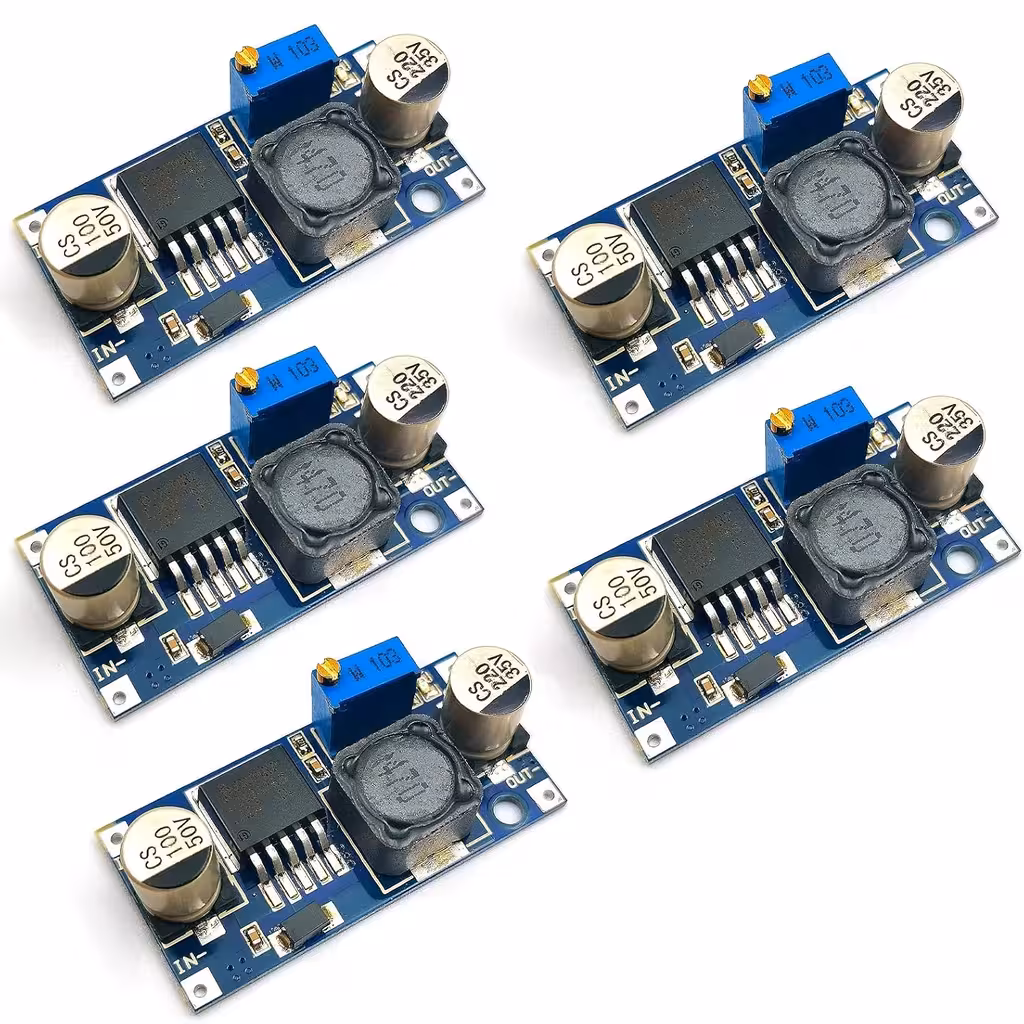 Set 5 Pezzi: Modulo LM2596S DC-DC Step-Down 3A Regolatore di Tensione Buck Converter