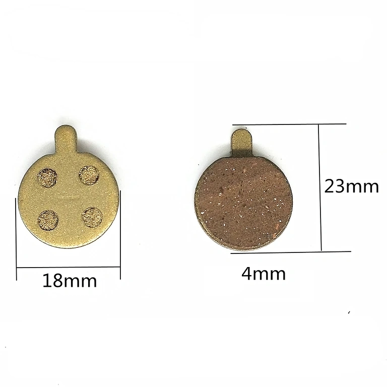 Misure esatte pastiglie freno (18 x 23 x 4 mm)
