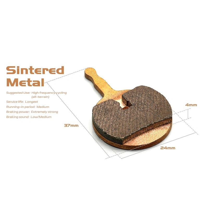 Dettaglio pastiglie freno metalliche AVID BB5