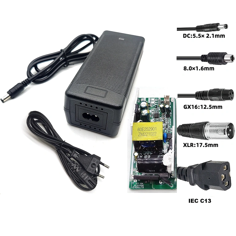 Caricabatterie 48V–54.6V 2A con presa coassiale 8mm compatibile Xiaomi e Segway-Ninebot