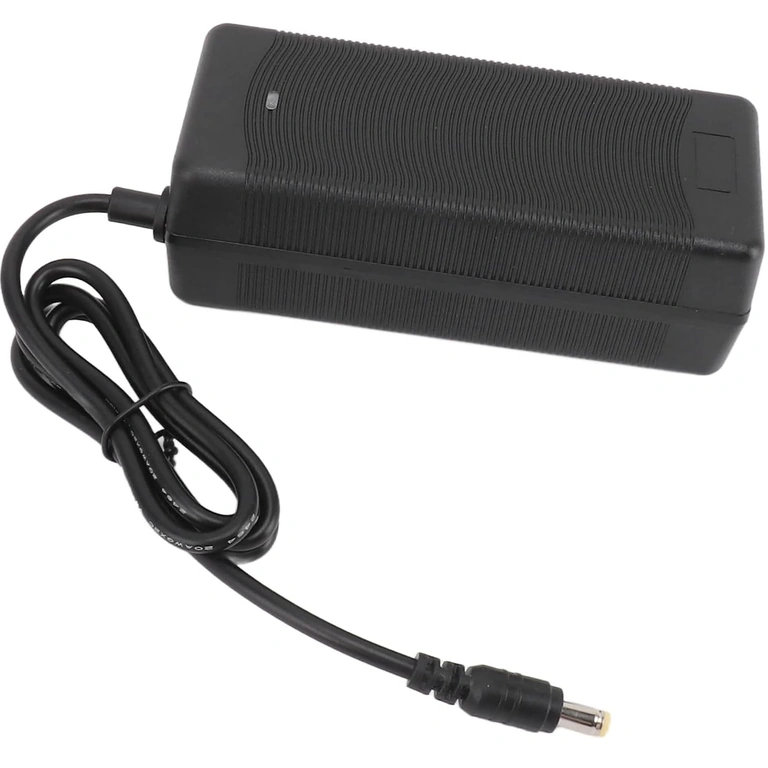 Caricabatterie 48V–54.6V 2A per monopattini, biciclette e scooter elettrici, con protezione e indicatore LED