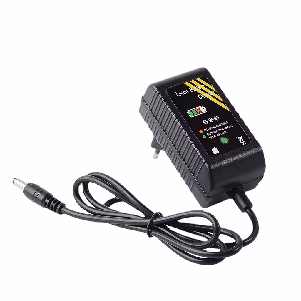 Caricabatterie Li-Ion 16.8V 2A per batteria 14.4V – ricarica rapida, ideale per trapano, aspirapolvere e avvitatore