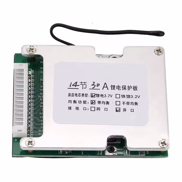 BMS 14S 52V 30A per batterie Li-Ion – protezione ed equilibrio delle celle