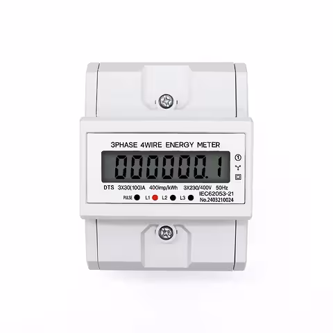 Contatore Trifase Digitale di Corrente per Energia Elettrica 380V – Monitoraggio Preciso dei Consumi