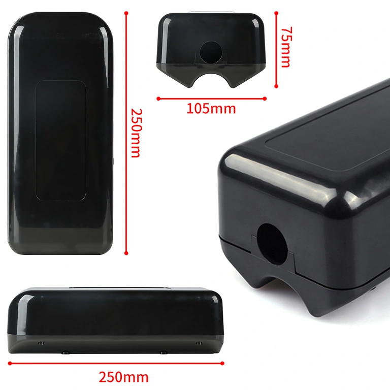 Vista frontale scatola controller bicicletta elettrica