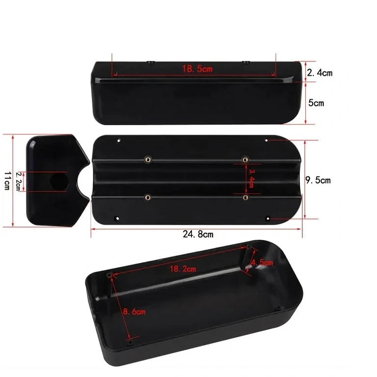 Scatola di 24,8 x 9,5 x 5 cm