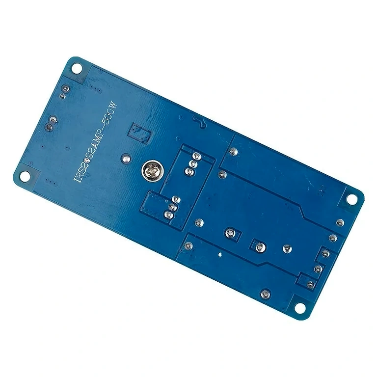 Amplificatore mono 500W posteriore Vista posteriore kit amplificatore mono 500W IRS2092