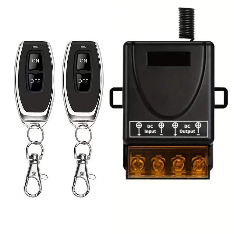 Relè con telecomando 24V 30A per pompe, luci e macchinari industriali
