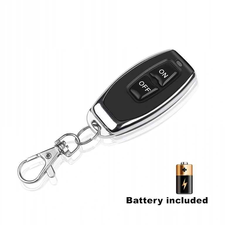 Il pacchetto include presa RF433, telecomando e manuale istruzioni