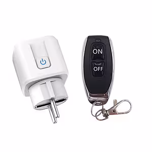 Vista frontale presa comandata con telecomando radio