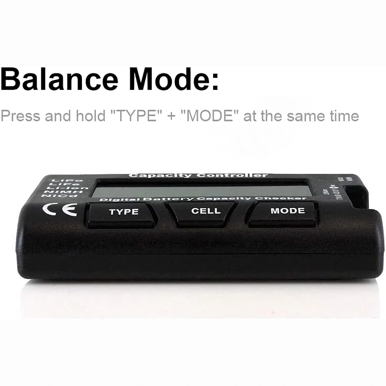 Tester digitale per tutti i tipi di batterie 2-7S con precisione 0,001V