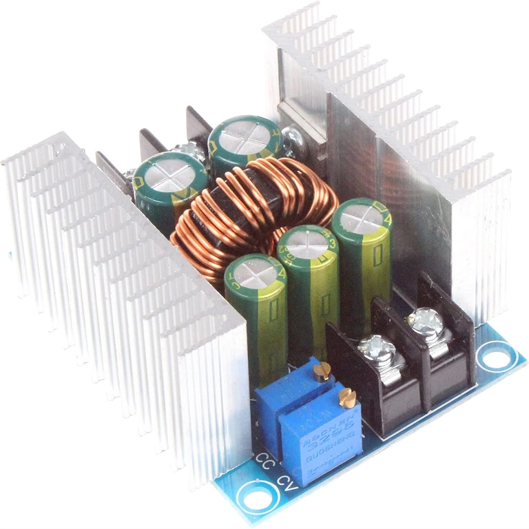 Regolazione tensione e corrente sul modulo CC/CV 20A 300W