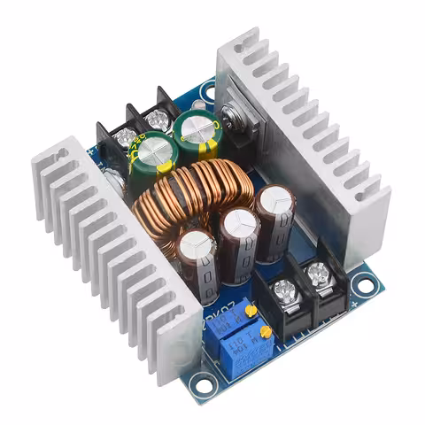 Step Down 20A 300W — Alimentatore DC-DC Regolabile 6–40V → 1,2–36V, Modulo CC/CV