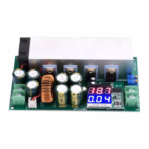 Modulo DC12-80V 20A Step-Down Regolabile 600W con Corrente Costante e Display Digitale – Alimentatore Premium