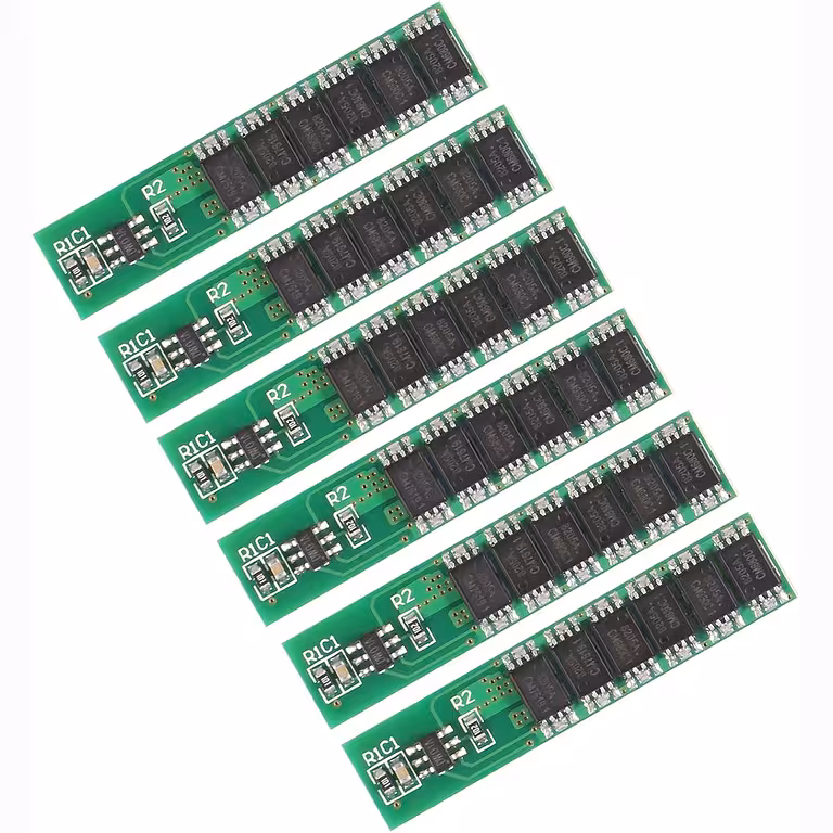Set 6 Pezzi – Modulo BMS 1S 18650 3,7V 10A con Protezione Completa