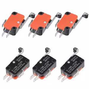 Interruttore fine corsa V-156-1C25 con leva lunga – vista principale