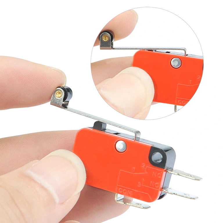 Microinterruttore fine corsa V-156-1C25 – vista laterale