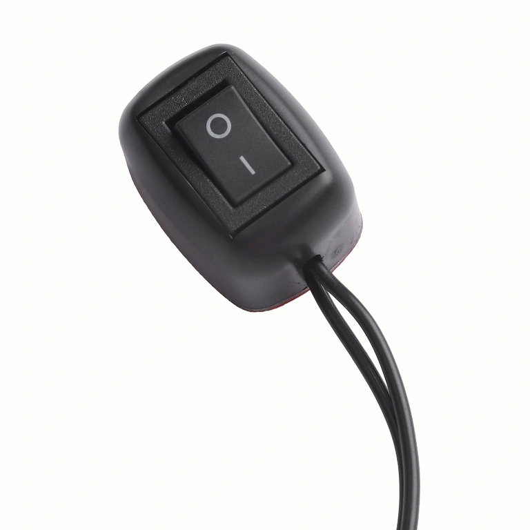 Interruttore ON/OFF a montaggio superficiale, vista frontale