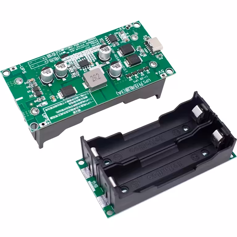 Modulo UPS Mini 5V/12V – Modulo UPS DC con Ricarica per Batterie 18650