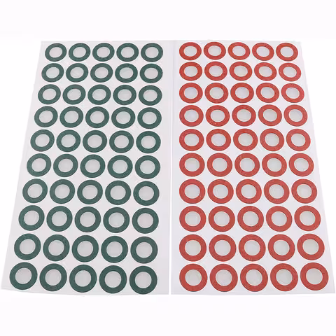 Carta Isolante per Batterie Li-Ion 18650 – Set 100 Pezzi (50 Verdi + 50 Rossi) Isolamento Elettrico e Separatore 18650