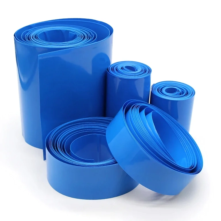 Tubo termorestringente Cellpack blu al metro per accumulatori