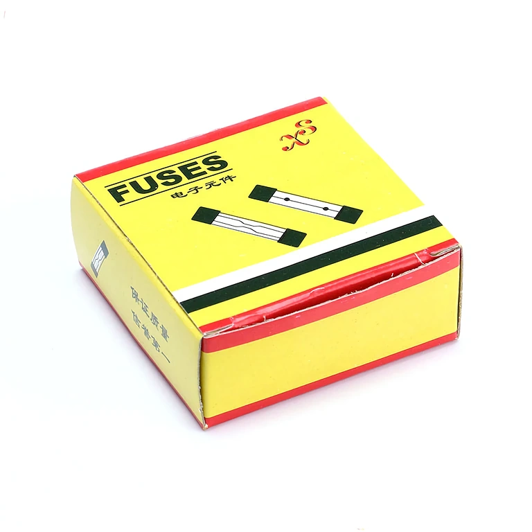 Confezione set 100 pezzi fusibili a vetro 10A 5x20mm