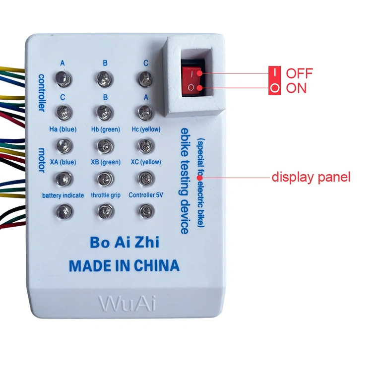Manetta acceleratore collegata al tester universale