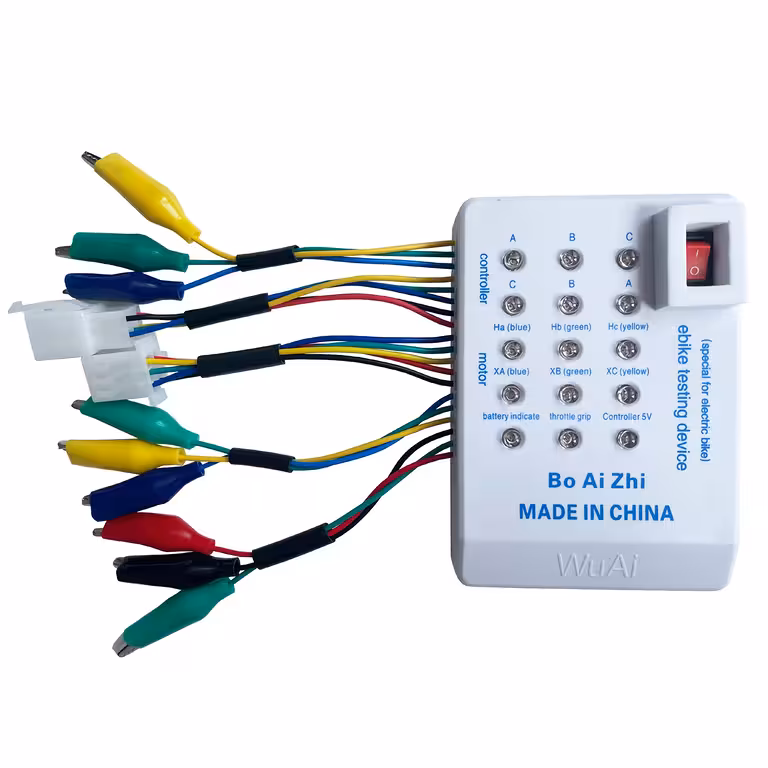 Tester Universale per Bicicletta e Monopattino Elettrico – Motore Brushless con Sensori Hall, 24-72V