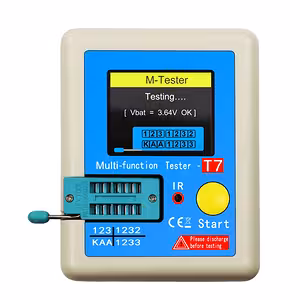 Tester transistor, condensatori e diodi LCR-T7